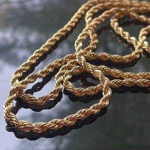 Gold Rope Necklace